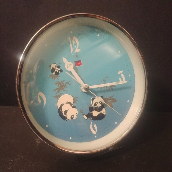 Jouet Automate Pêcheur Panda En Tôle - Alps Japan Vintage 1950 - Mécanique Ancien